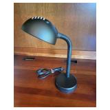 Adjustable Black Desk Lamp with Power Cord