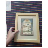 Framed Artwork with Colorful Animal Designs