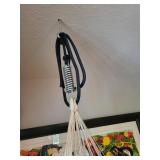 Colorful Hanging Rope Hammock Chair with Cushion