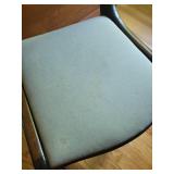 Wooden Dining Chair with Carved Backrest