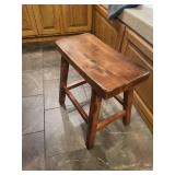 Rustic Wooden Kitchen Stool