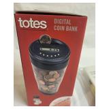 Totes Digital Coin Bank and TI-84 Plus Silver Edition Graphing Calculator