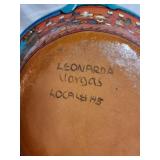Set of 3 Decorative Bowls Including Hand-Painted Leonarda Vargas Piece