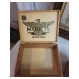 Vintage Framed Portrait and Wooden Box Set