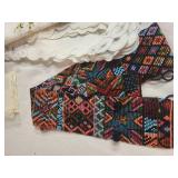 Collection of Vintage Embroidered Table Linens and Beaded Bands