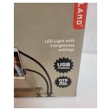 Kikkerland Live Streaming Kit with Phone Holder and LED Light