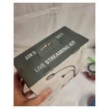 Kikkerland Live Streaming Kit with Phone Holder and LED Light