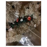 Large Turkey Shaped Thanksgiving Lighted Lawn Decoration