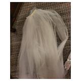 Gamberdella Bridal Ensemble with Gown, Veil, and Accessories