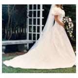 Gamberdella Bridal Ensemble with Gown, Veil, and Accessories