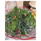Artificial Greenery Garland with Decorative Accents