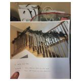 Artificial Greenery Garland with Decorative Accents