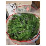 Artificial Greenery Garland with Decorative Accents