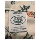 Vintage Laura Ashley Bedding for Two Twin Beds and Floral Valance - Made in USA