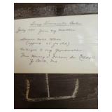 Antique Mahogany Demilune Console Table