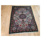 Handmade Genuine Turkish Rug with Intricate Floral Pattern with Certificate of Origin