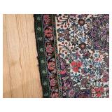 Handmade Genuine Turkish Rug with Intricate Floral Pattern with Certificate of Origin