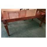 Ernest Hemingway Collection by Thomasville Safari Writing Desk with Drawer and Leather Top