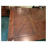 Ernest Hemingway Collection by Thomasville Safari Writing Desk with Drawer and Leather Top