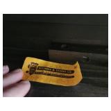 Ernest Hemingway Collection by Thomasville Safari Writing Desk with Drawer and Leather Top