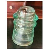 Antique Glass Insulator with Embossed Markings by O.V.G.Co.
