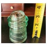 Antique Glass Insulator with Embossed Markings by O.V.G.Co.