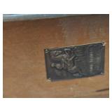 Vintage Union National Mahogany China Cabinet, Secretary Desk, and Hutch with Glass Doors