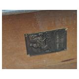 Vintage Union National Mahogany China Cabinet, Secretary Desk, and Hutch with Glass Doors