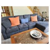Alexvale Custom Upholstery Sofa Couch with Chaise