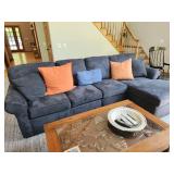 Alexvale Custom Upholstery Sofa Couch with Chaise
