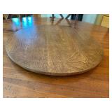 Custom Made Wood Lazy Susan Turntable Spinner - 28 Inch Diameter