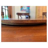 Custom Made Wood Lazy Susan Turntable Spinner - 28 Inch Diameter