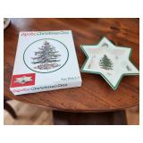 Spode Christmas Tree Star Shaped Dish