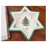 Spode Christmas Tree Star Shaped Dish