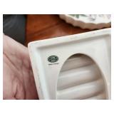 Portmeirion Botanic Garden Dinnerware Set - Plate, Bowl, and Letter Rack