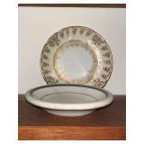 Collection of 10 Vintage Decorative Porcelain Butter Pat/Pad/Chip Plates