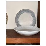 Collection of 10 Vintage Decorative Porcelain Butter Pat/Pad/Chip Plates