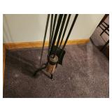 Set of Vintage Fireplace Tools with Stand
