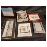 Collection of 8 Assorted Framed Artworks and Photographs