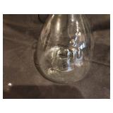 Vintage Glass Bee Catcher with Removable Lid