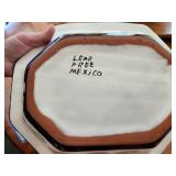 Set of 2 Lead-Free Talavera Pottery Dishes from Mexico