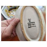 Set of 2 Lead-Free Talavera Pottery Dishes from Mexico