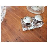 Collection of Vintage Crystal Bowls and Salt & Pepper Shakers