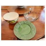 Set of 3 Decorative Bowls and Platters - Portugal and Italy