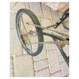 Wrought Iron Chaise Lounge with Cushion