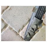 Wrought Iron Chaise Lounge with Cushion