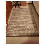 Geometric Patterned Wool Area Rug
