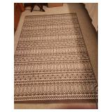 Geometric Patterned Wool Area Rug