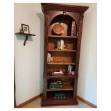 Ornate Wooden Bookcase Contents Not Included