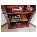 Ornate Wooden Bookcase Contents Not Included